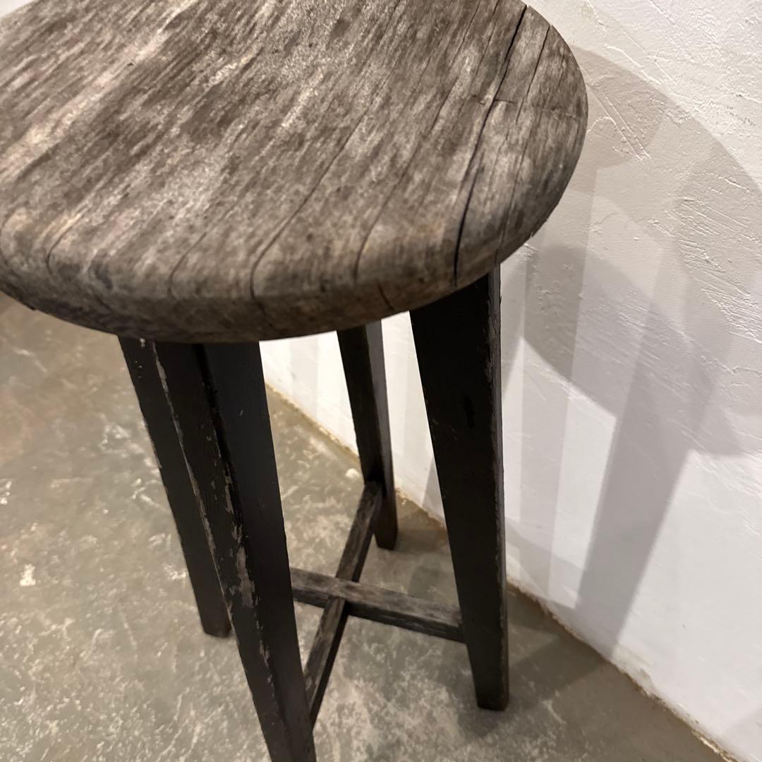 ヴィンテージ　バースツール　ペイント　ハイチェア　1