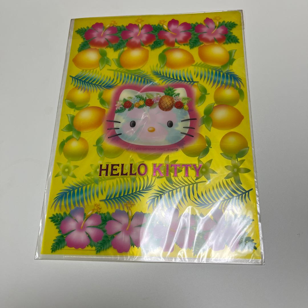 ハローキティA4クリアファイル サマー2001年製 新品未使用サンリオ レア ハローキティA4クリアファイル サマー2001年製 新品未使用サンリオ