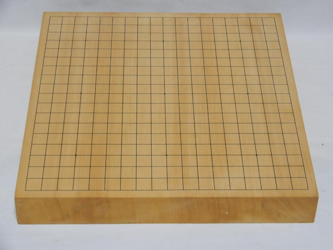 本榧卓上碁盤（３枚/ハギ盤）　1寸8分　未使用