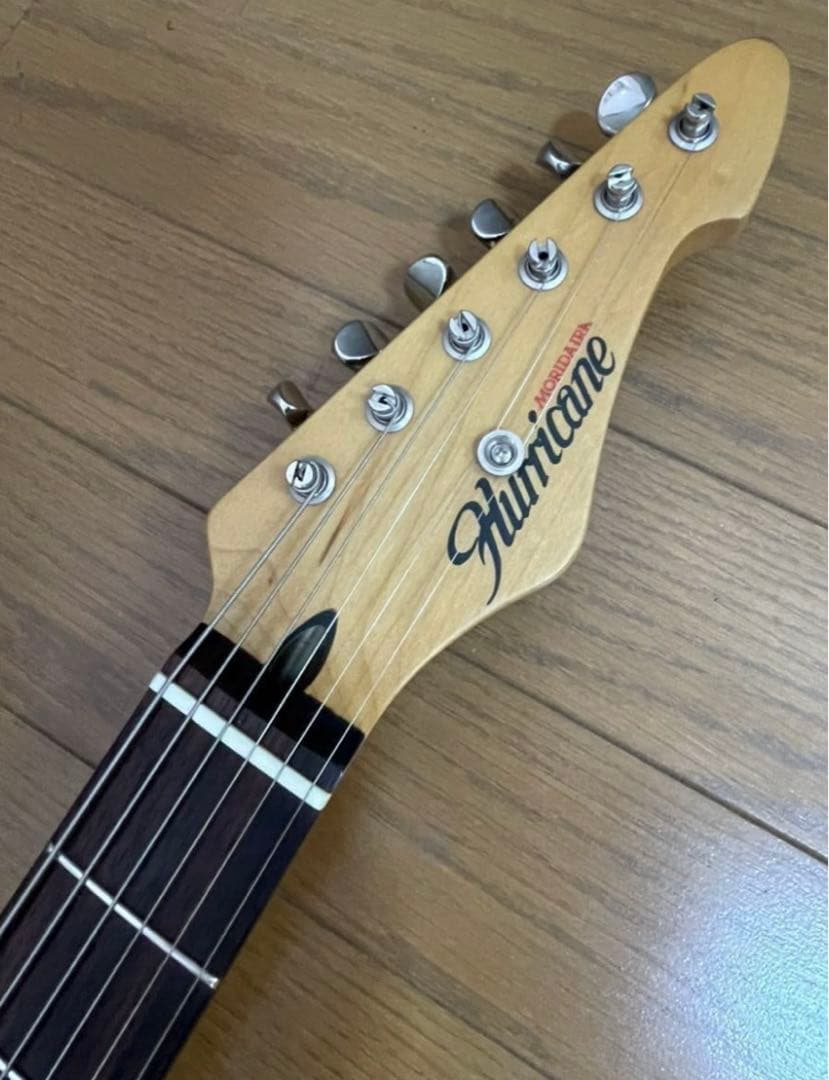 90年代 美品 モリダイラ ハリケーン hurricane 黒 ストラト - メルカリ