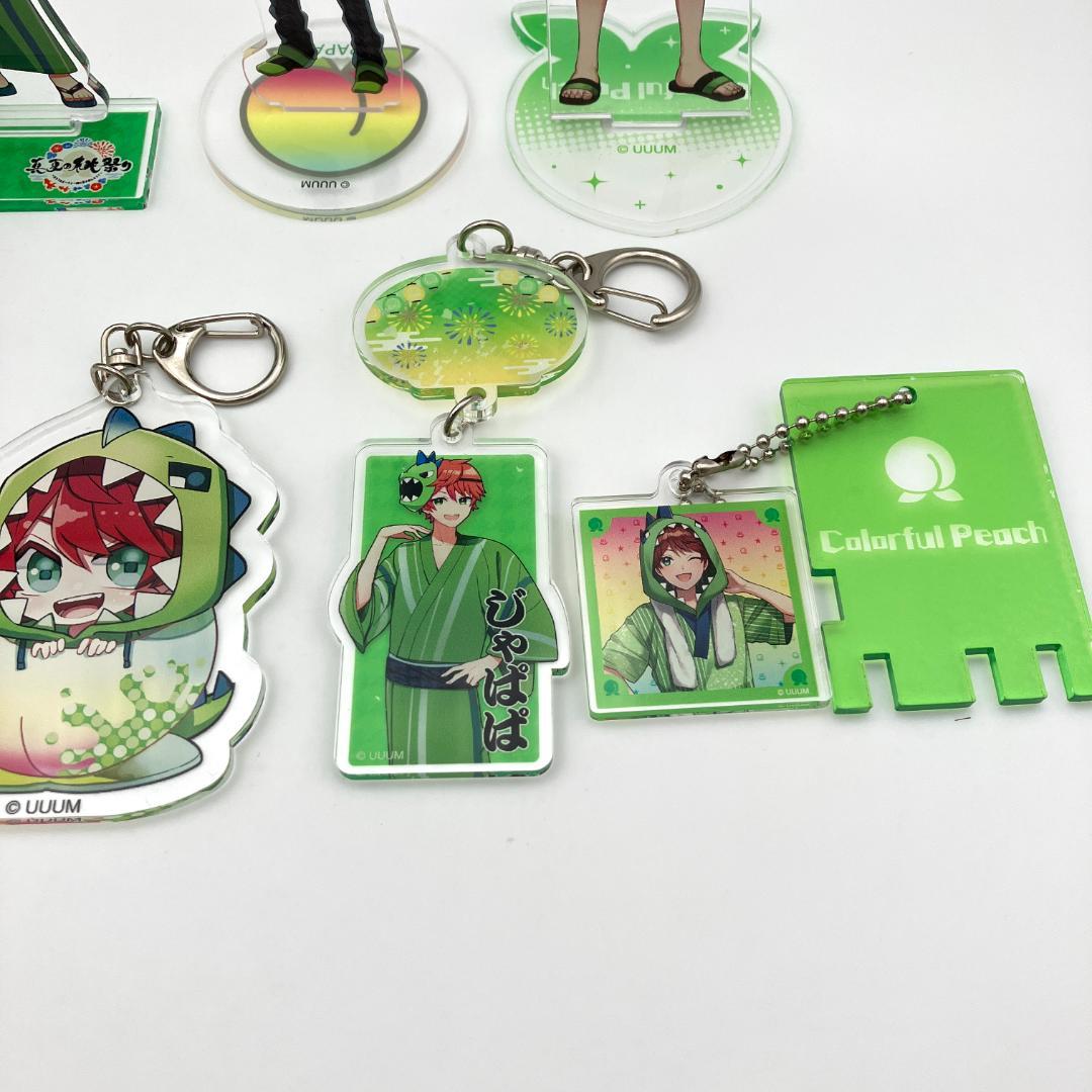 カラフルピーチ じゃぱぱ アクリルスタンド キーホルダー カード 9点