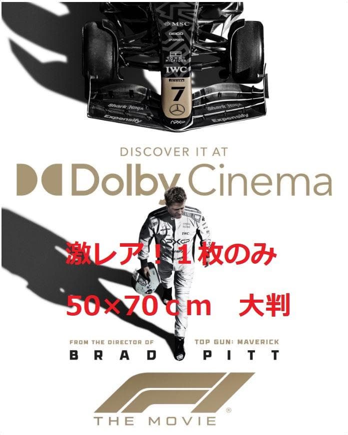 1枚限定！ フレームセット F1 50×70cm 大型ポスター