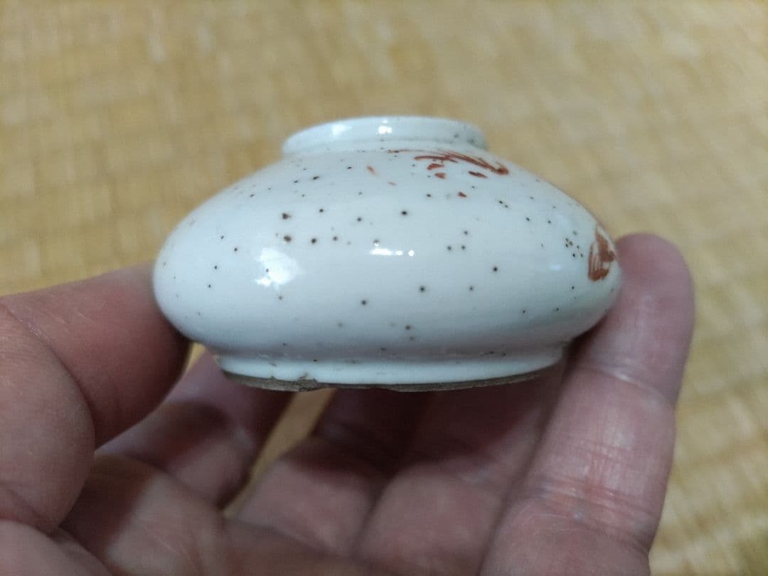 中国 赤絵 文房・水盂 獅子図・清朝・小壷 - メルカリ