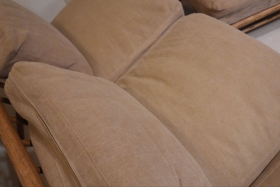 【りょーすけ】取置中のため購入不可となります。モモナチュラルクラウドソファ