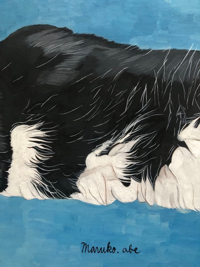 「ウメ8」猫イラスト（原画）一点物