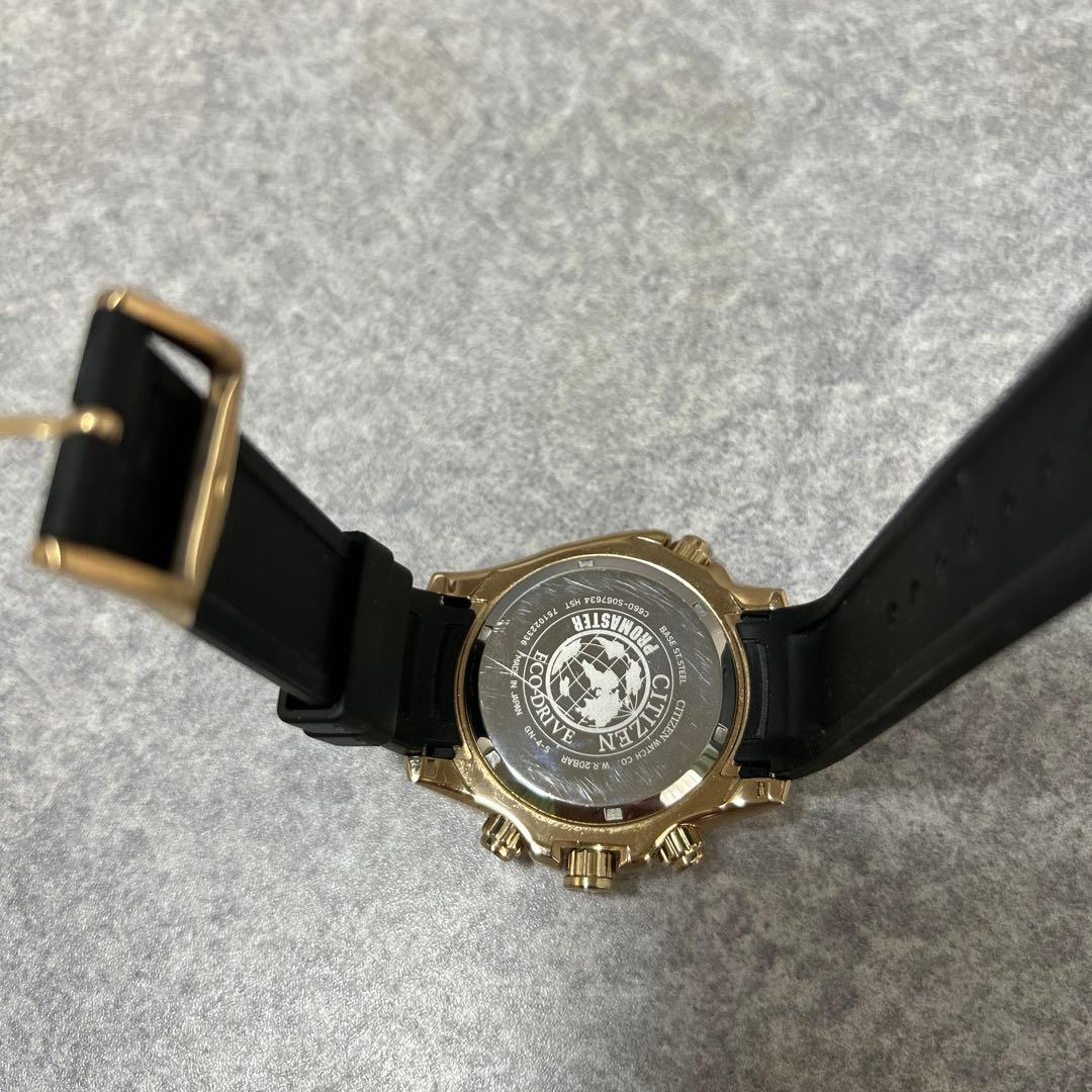 シチズンc660ブラック/ゴールド クロノグラフ 時計シチズン