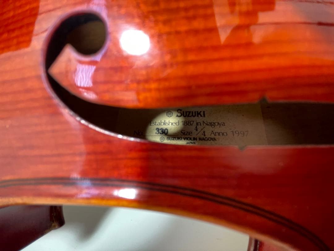 美品SUZUKI バイオリン　No.330 4/4