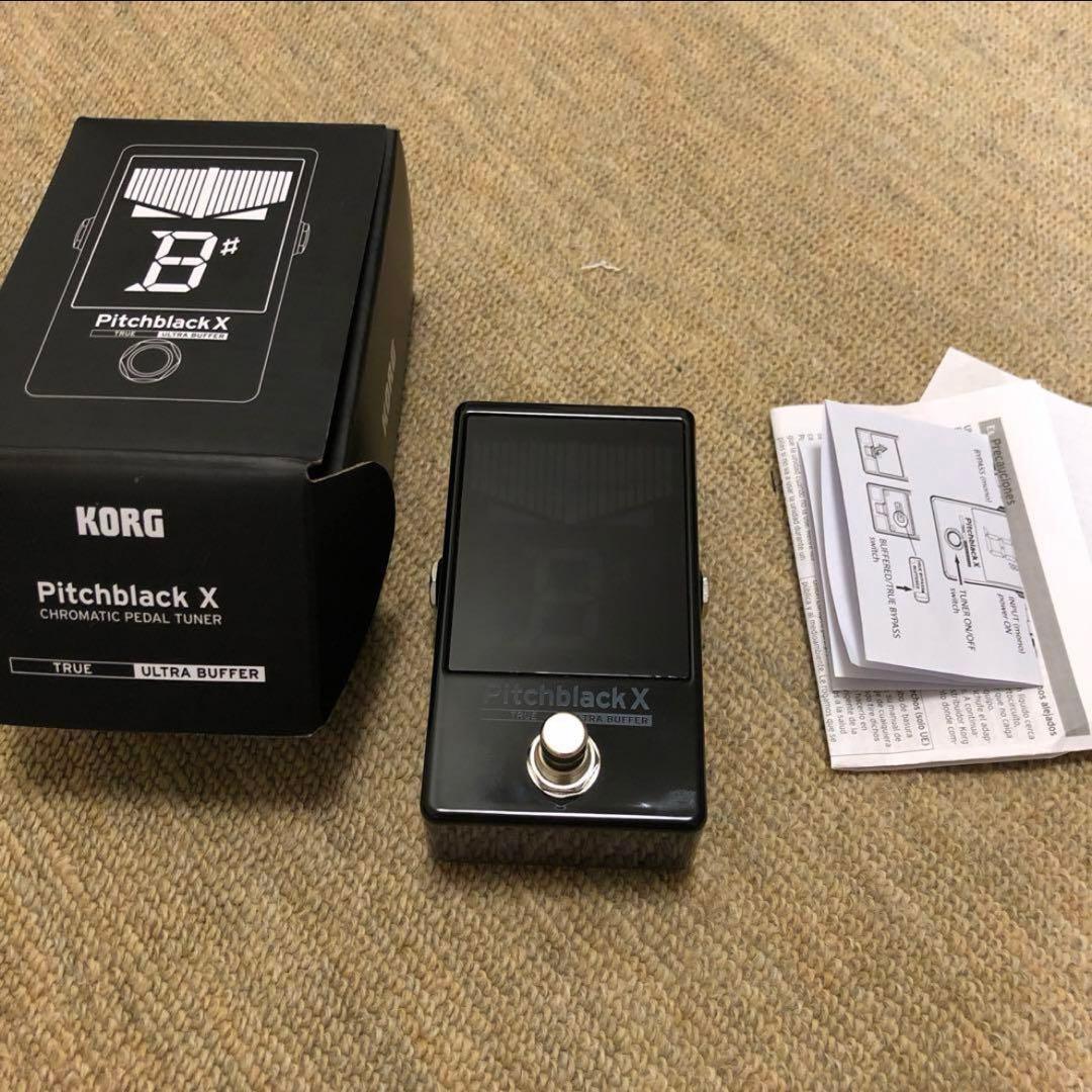 ギター pitchblack x korg KORG ギター・ベース用 コンパクト・ペダルチューナー Pitchblack X
