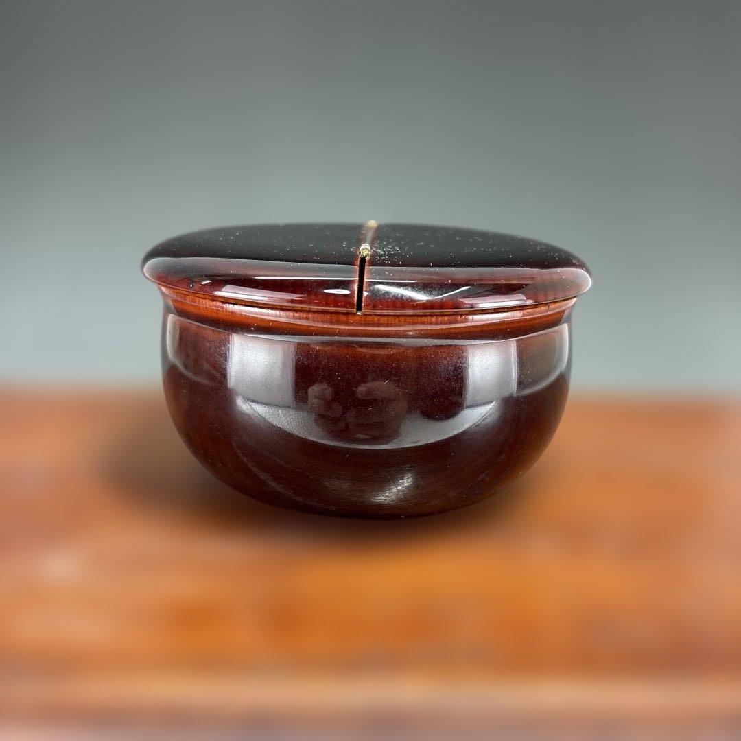 茶道具】中村宗悦造 老松茶入（共箱）☆送料込☆