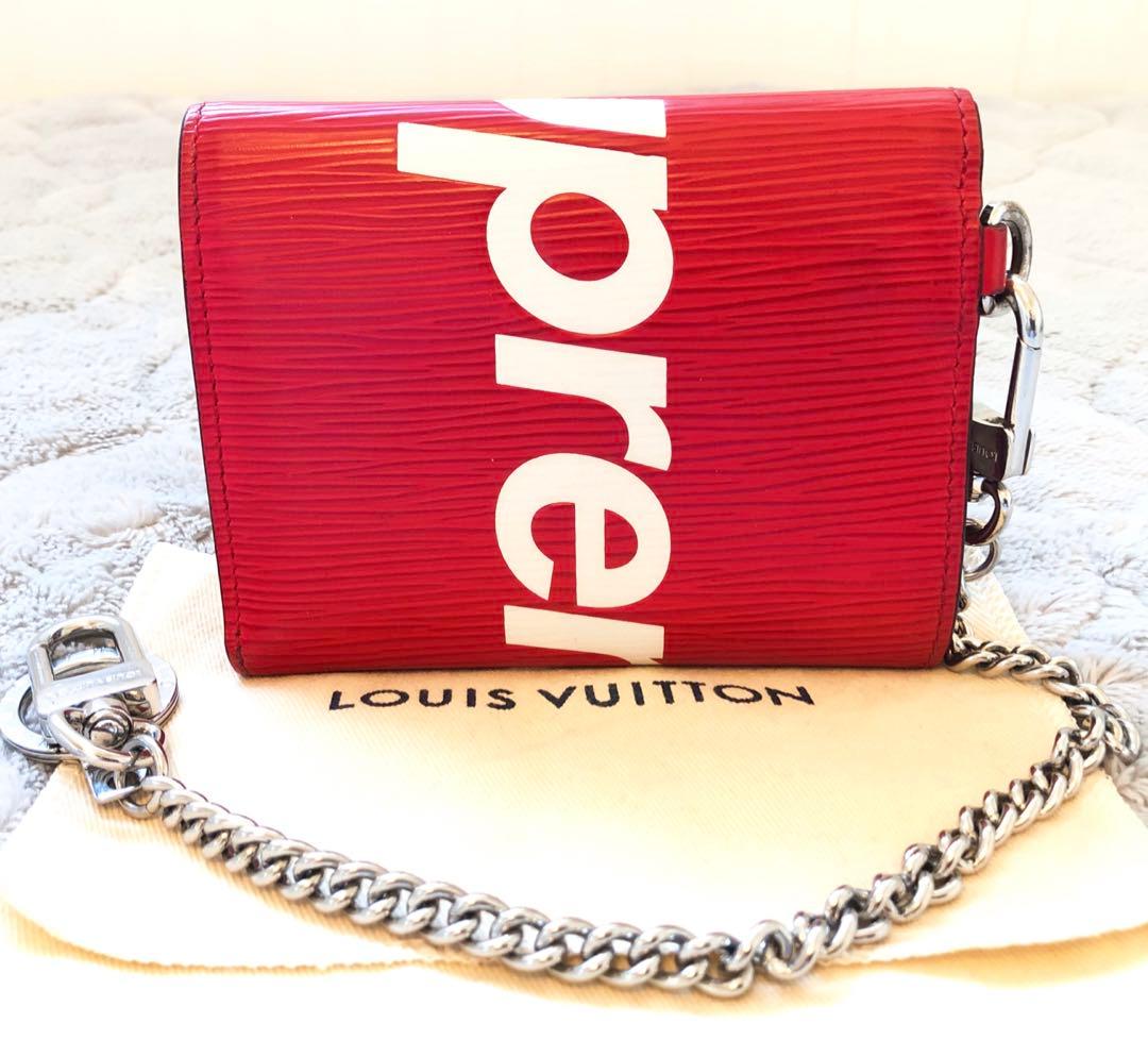 supreme louis vuitton 財布ウォレットチェーンヴィトン