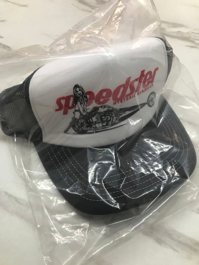 【新品未使用】 ヒステリックグラマー　キャップ　GUITAR GIRL 000 GUITAR GIRL メッシュキャップ（キャップ）｜HYSTERIC GLAMOUR