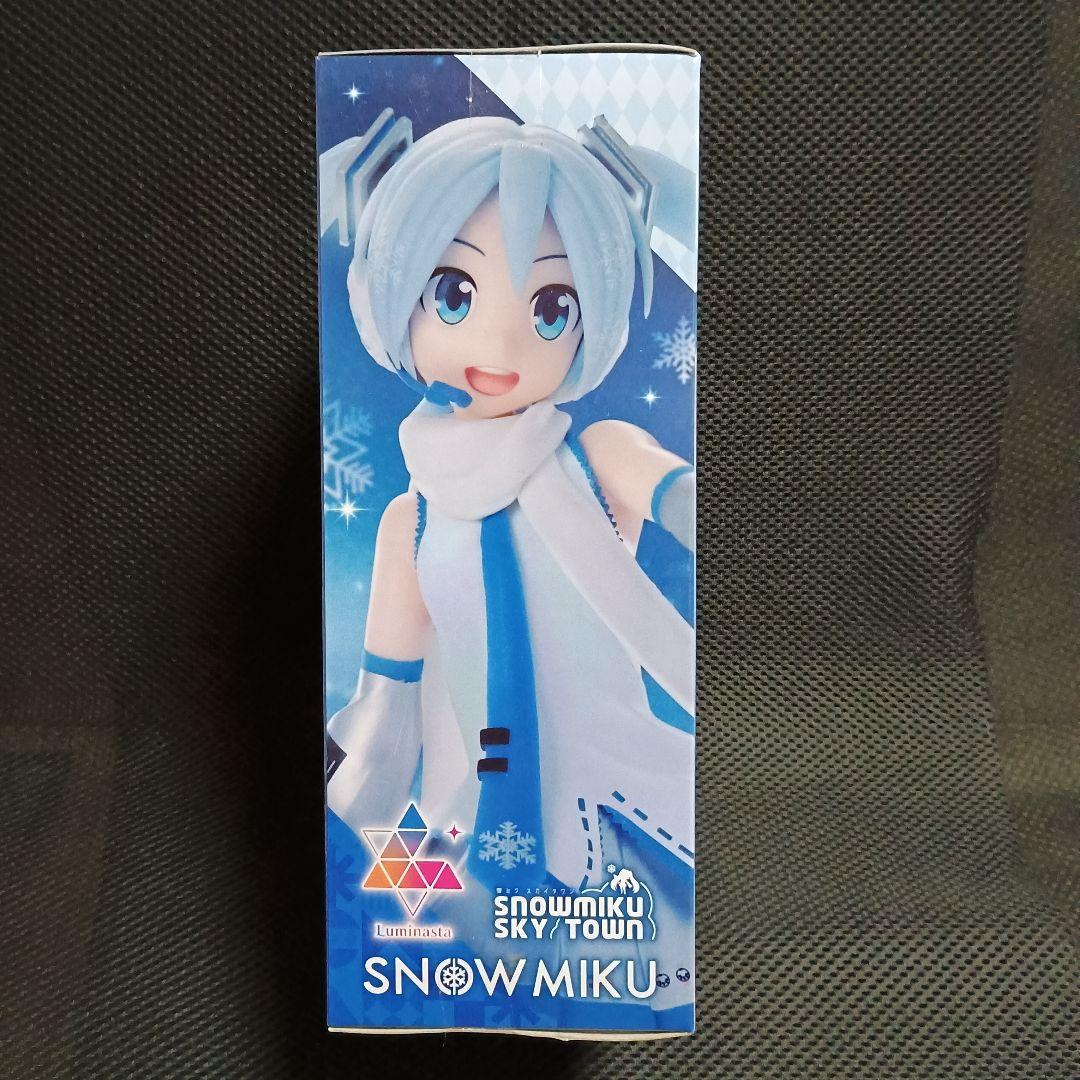 初音ミクシリーズ　ルミナスタ　雪ミクスカイタウンver.　4体セット！