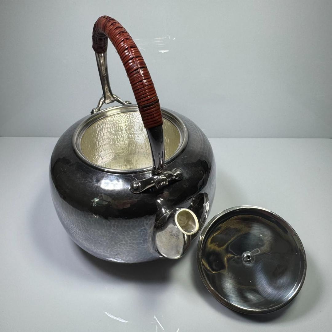 オンライン アウトレットホビー・楽器・アート - 純銀製 光南 霰打出