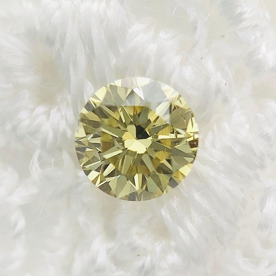 アクセサリー 0.209 Fancy Brownish Green Yellow SI-2