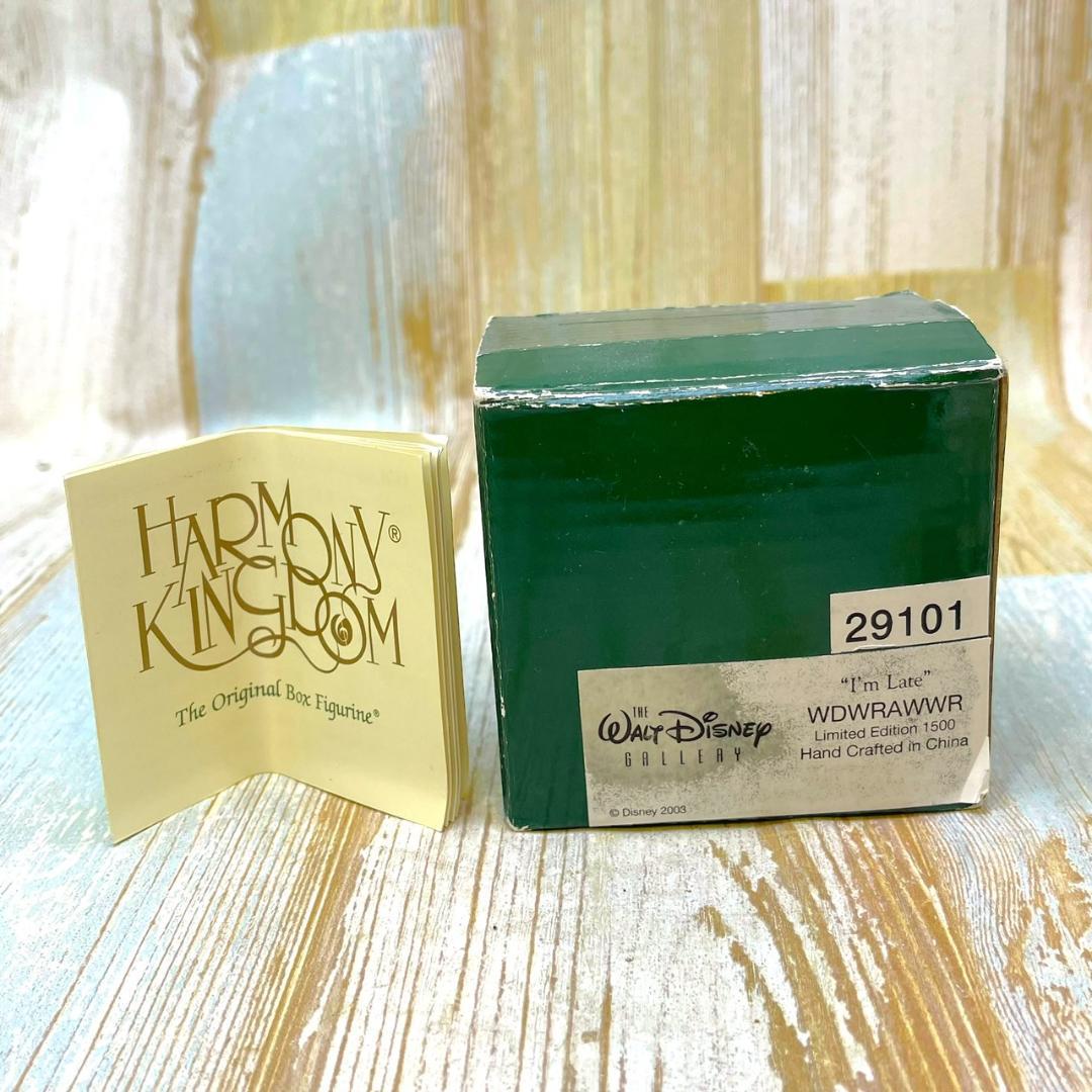 1500体限定 廃版★不思議の国のアリス 白うさぎ 白兎 小物入れ フィギュア