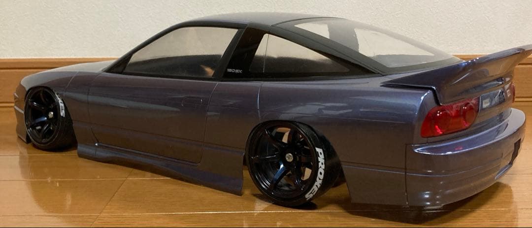 abc hobby 180sx シルエイティウイング　ライトパーツ付き