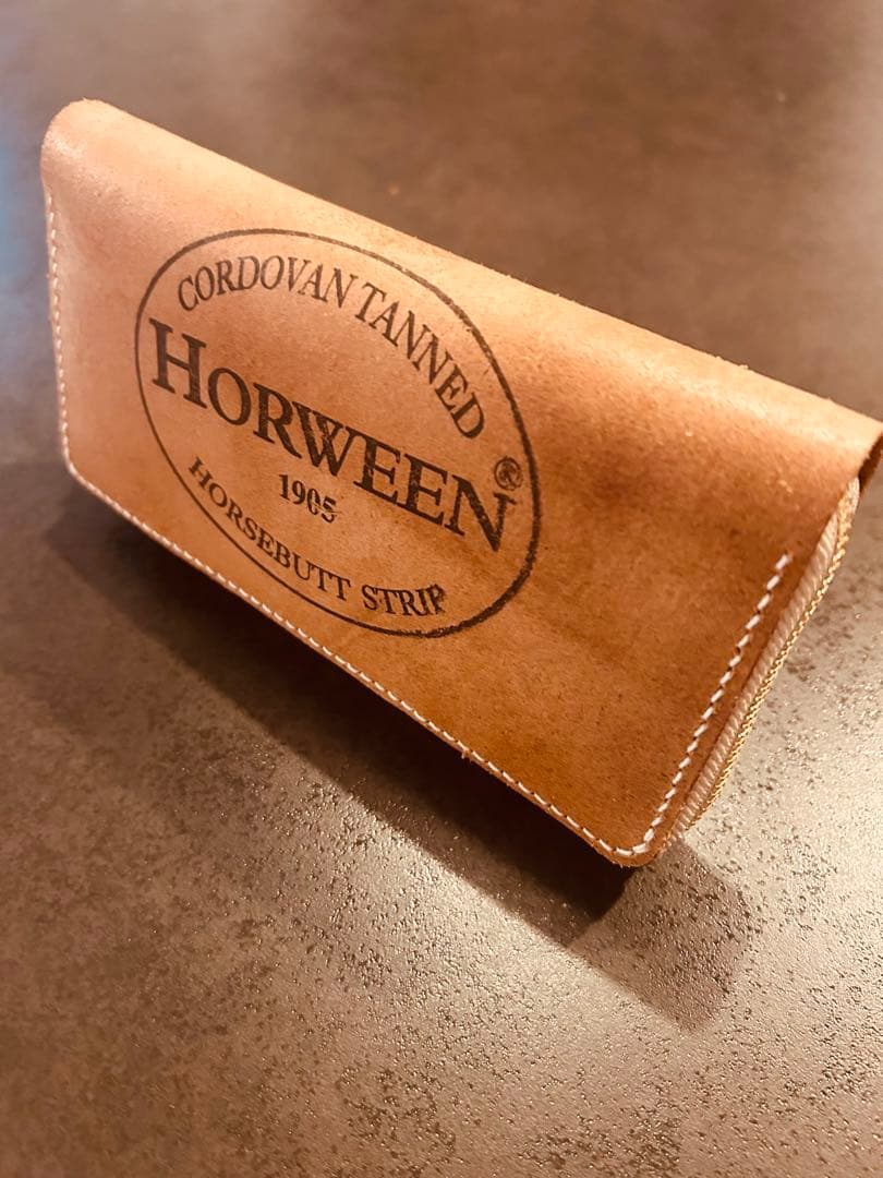 ホーウィンコードバン スタンプラウンドファスナー