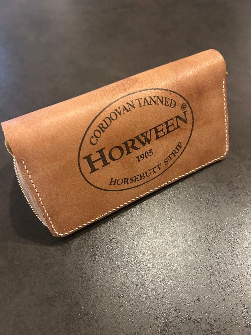 ホーウィンコードバン スタンプラウンドファスナー