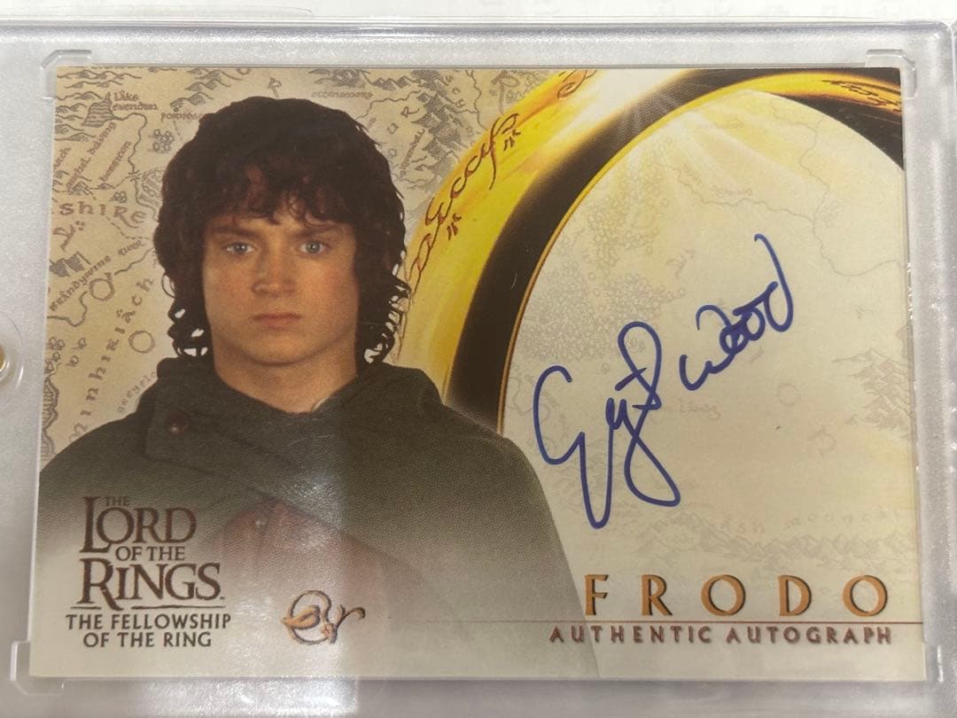 topps ロードオブザリング　オーランドブルーム　イライジャウッド　サイン