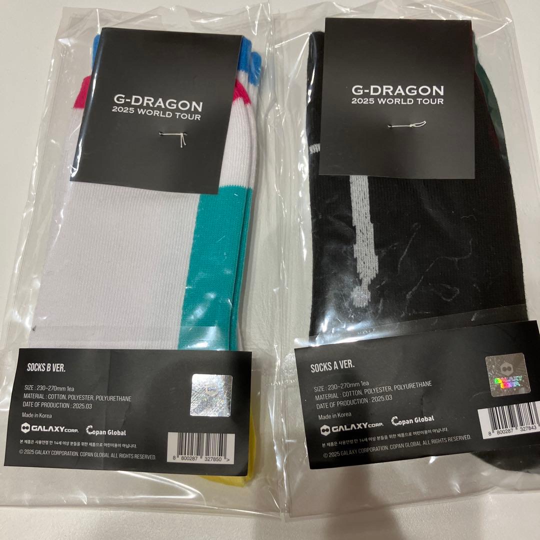 G-DRAGON 2025 WORLD TOUR ソックスセット