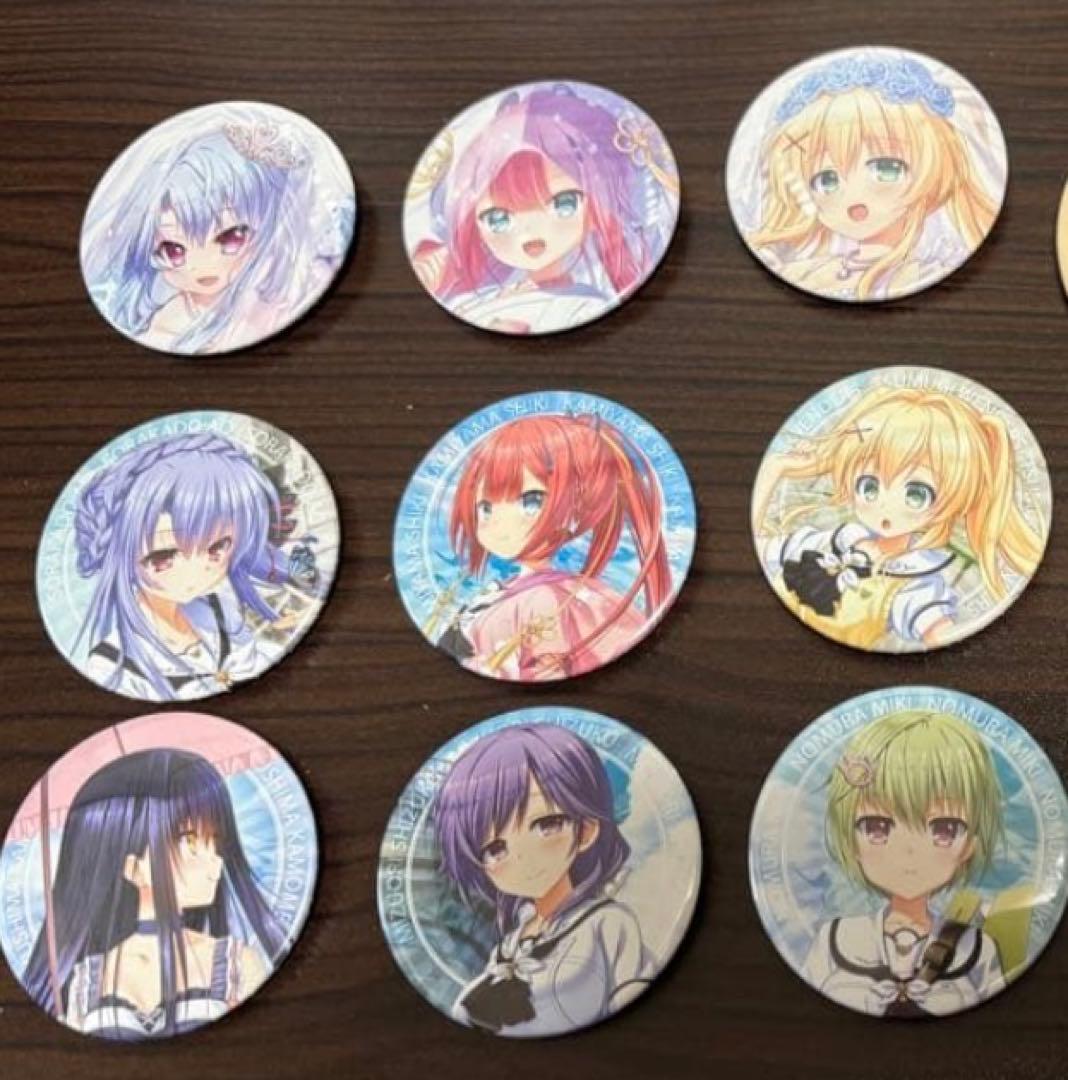 d*9様 Summer Pockets 缶バッジ セット Summer Pockets(サマポケ)』缶バッジコレクション（全9種