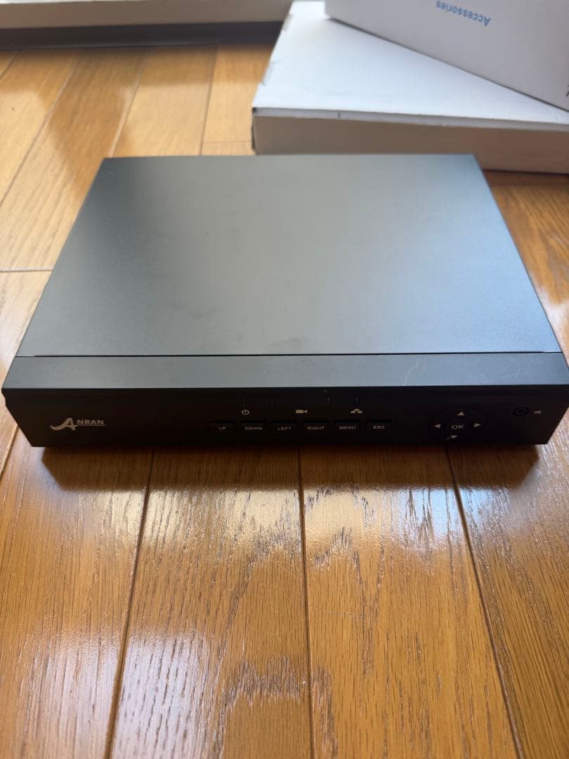 防犯カメラセット(200万画素）POE給電 屋外型 ANRAN防犯カメラ4台