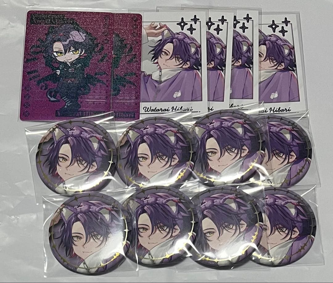 VOLTACTION pajama party 缶バッジ 渡会雲雀 風楽奏斗 にじさんじ パジャマ