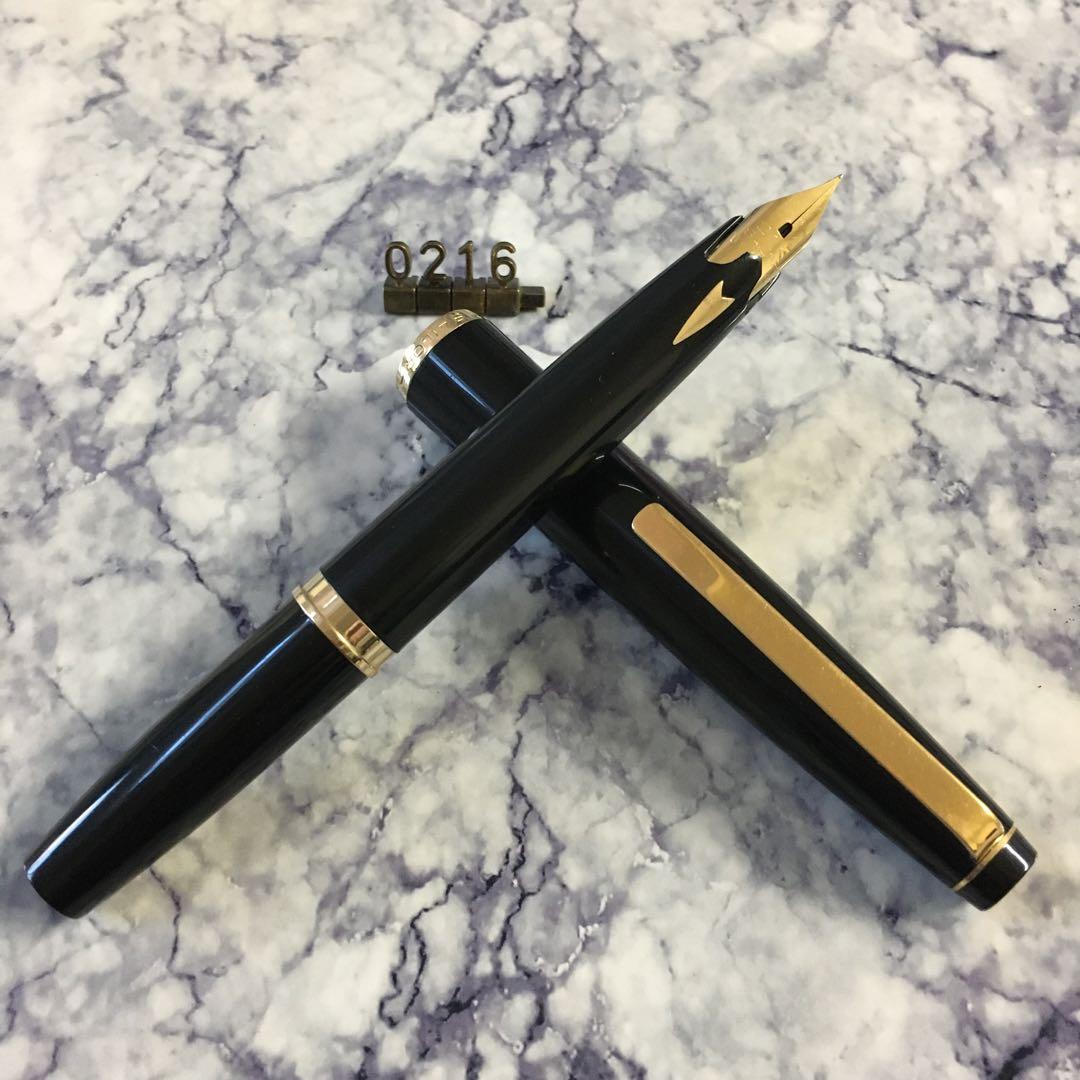 0216 オーバーホール済み 万年筆 SAILOR ショート象嵌 21k