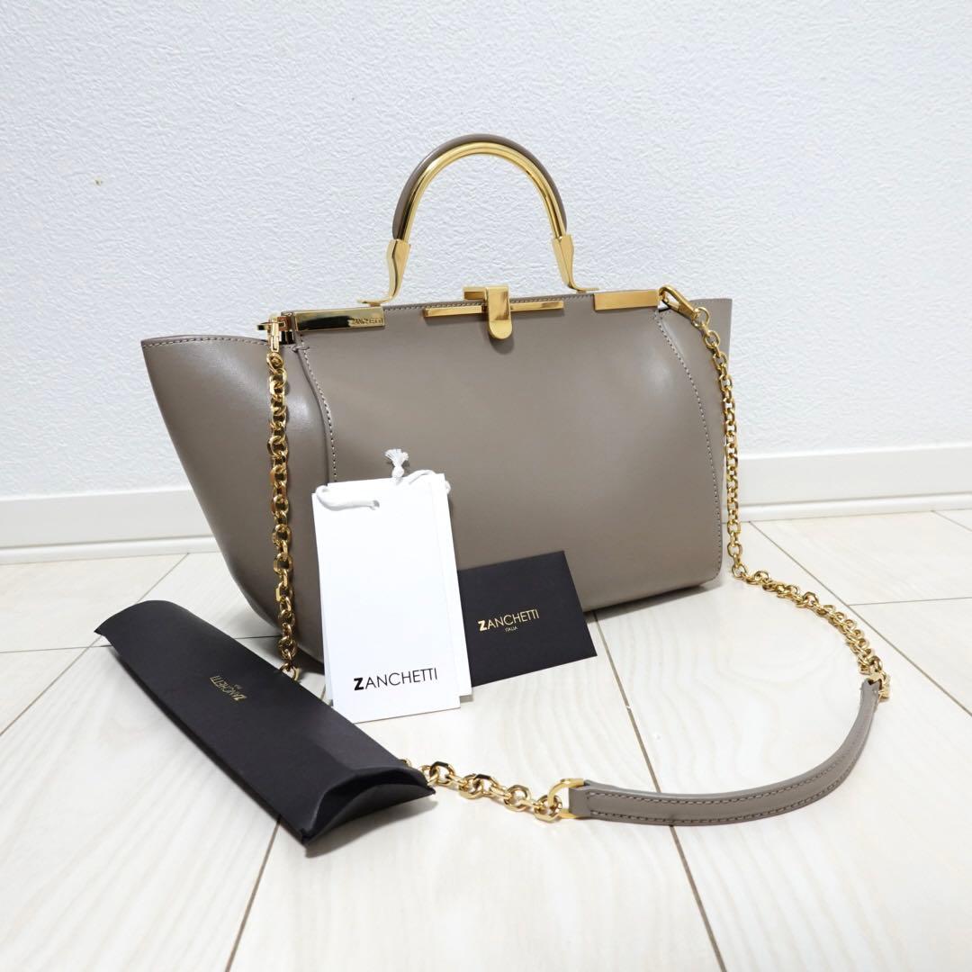 ザンケッティ　アムレット　ハンドバッグ　ショルダーバッグ　チェーン　トートバッグ