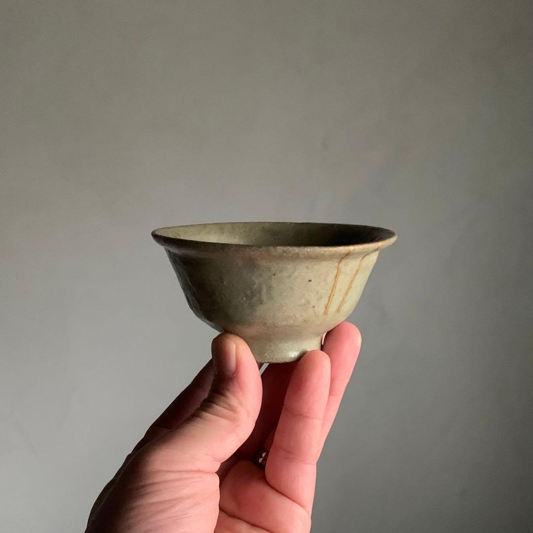 青磁 盃 酒器 ぐい呑み 朝鮮美術 李朝 高麗 高麗青磁 古美術 古道具