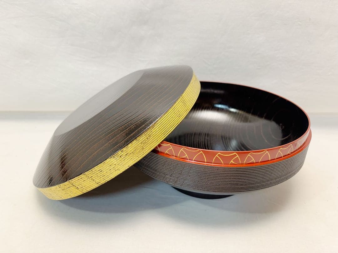 ほぼ未使用 茶道具 平安 昭斎作 即中斎好写し 独楽 喰籠 菓子器 共箱