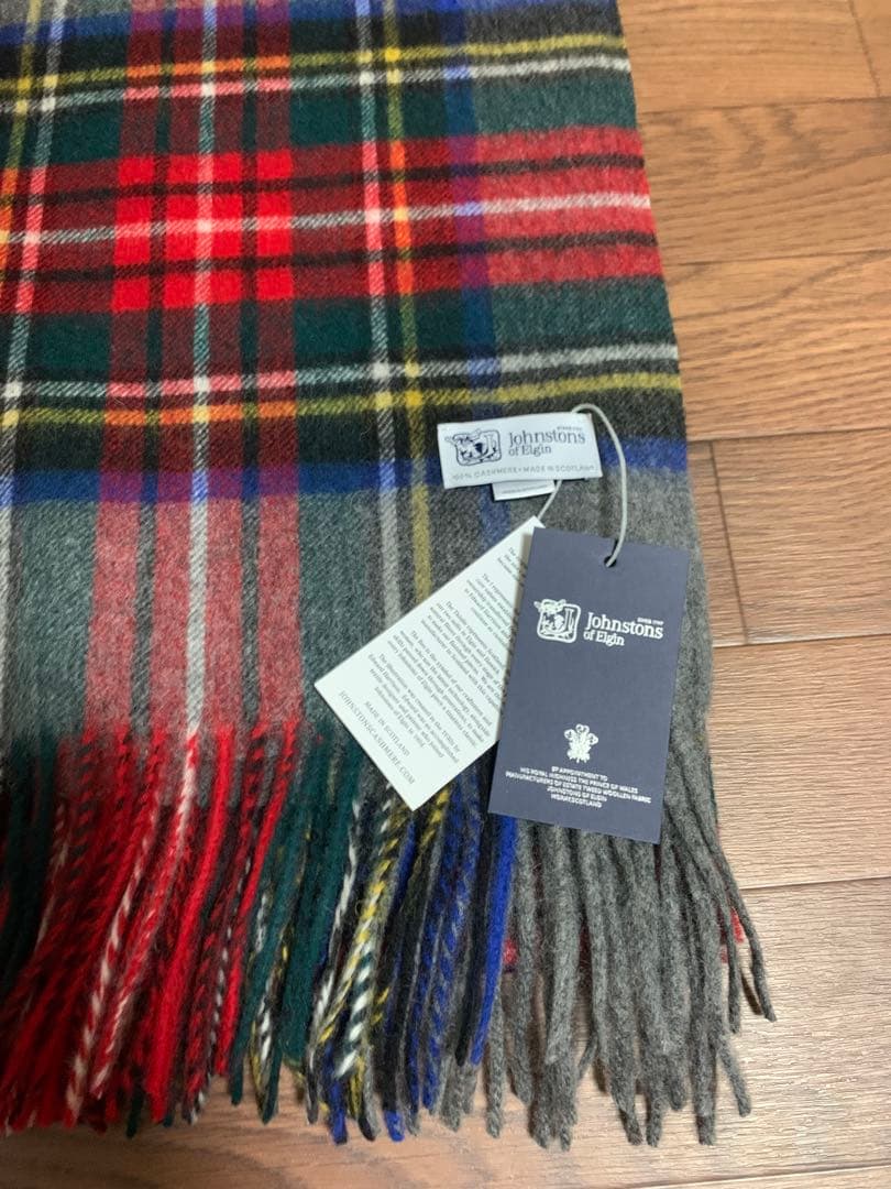 S*o様 ジョンストンズ 大判カシミヤ 100%マフラー ストール グレース