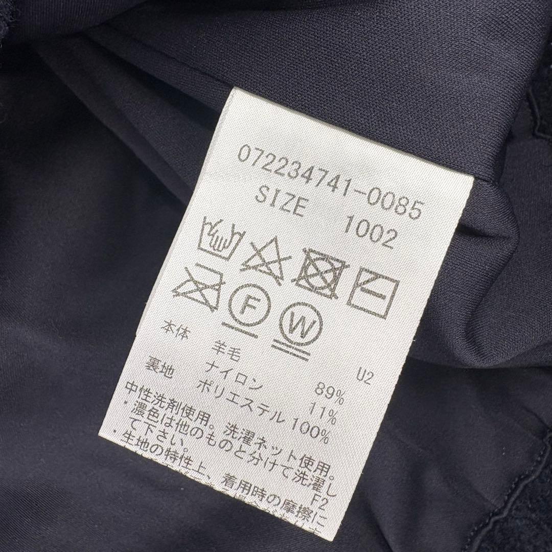 美品　WAAC ワック ニット 裏地付き ウール ネイビー M相当 775ゴルフ