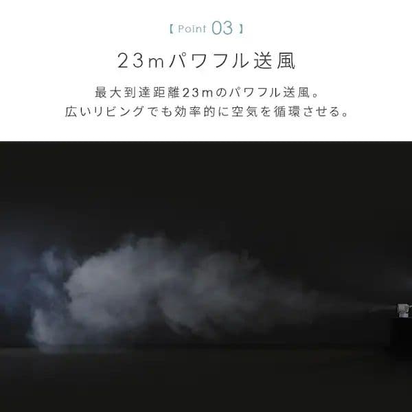 アイリスオーヤマ　サーキュレーター DCモーター PCF-CD15TECA-W