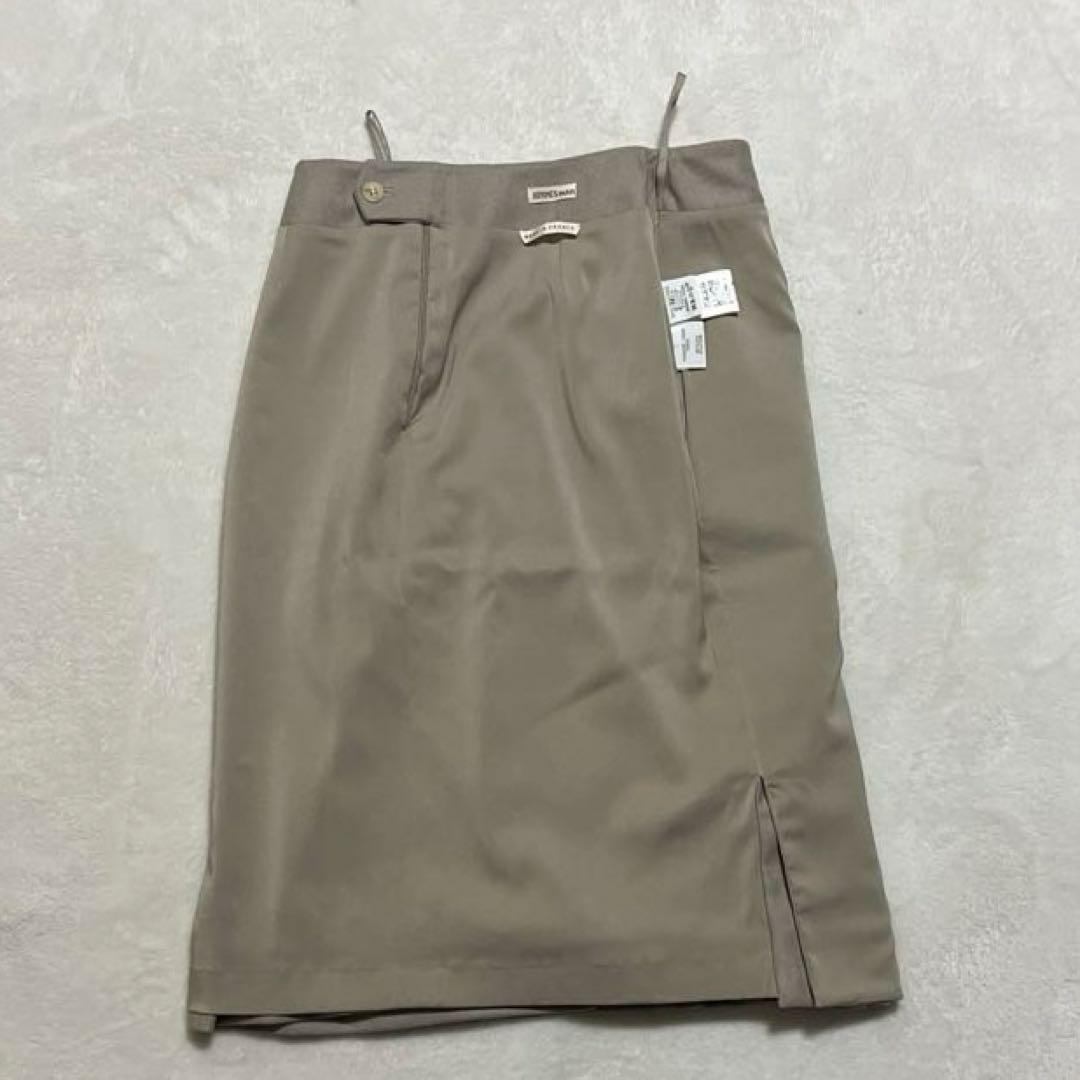 エルメス タイトスカート ベージュ 34 フランス製 上品シルエット