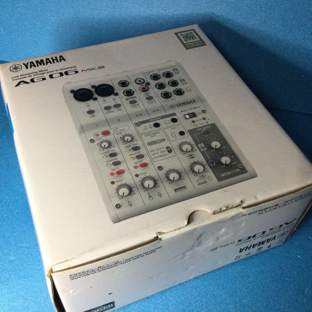 YAMAHA ヤマハ☆AG06MK2☆白 数回使用の美品です。箱は痛みあり