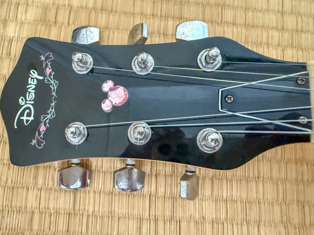 Disney エレキギター ブラック ミッキー