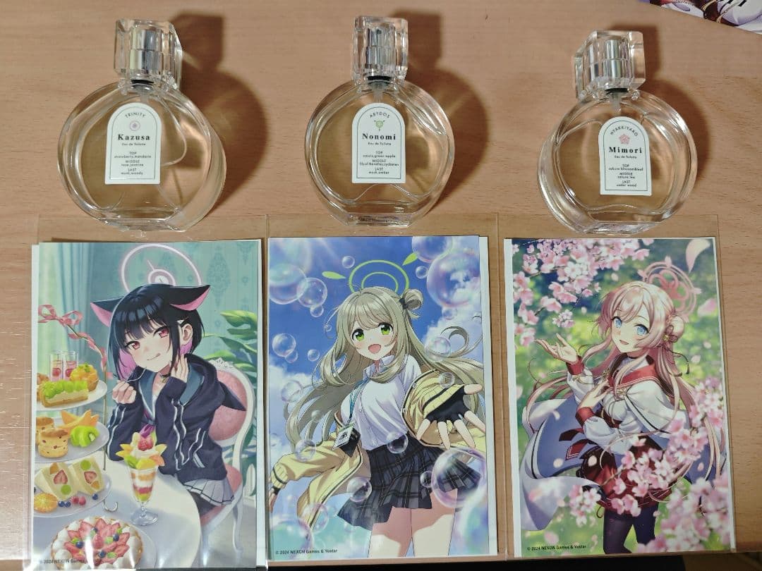 ブルーアーカイブ 香水 オードトワレ 50mL カズサ ノノミ ミモリ ブルアカ