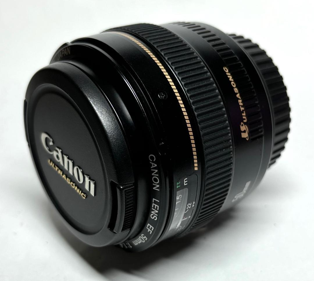 キヤノン EF50mm f1.4 標準レンズ 美的動作品(ref# 4109)