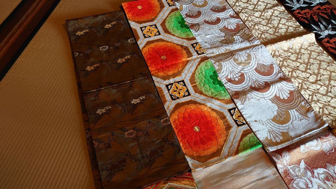 袋帯 着物 帯 刺繍 金糸 旧家 10種 10枚