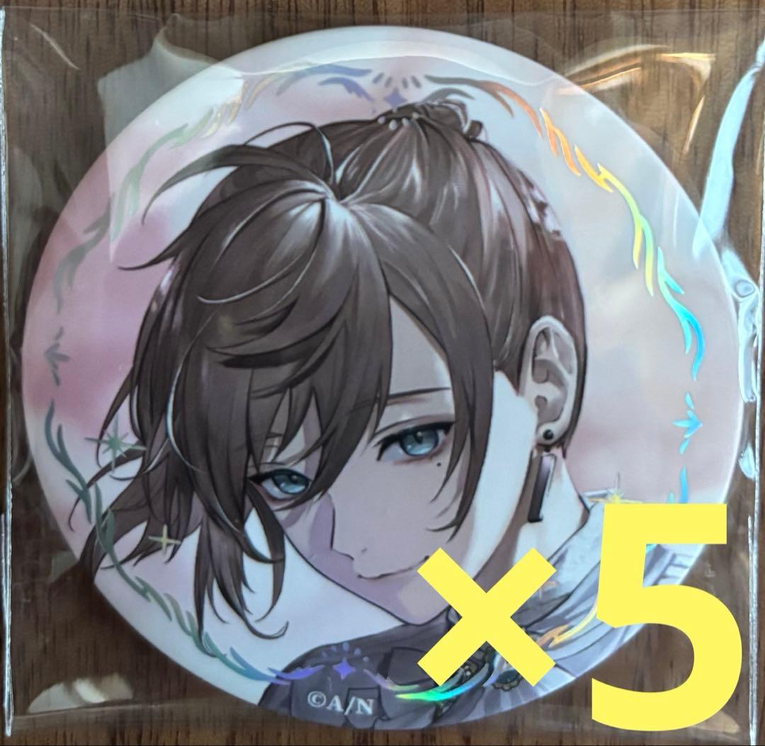 にじさんじ 叶 5個 ART OF NIJISANJI 缶バッジ 箔押し - メルカリ