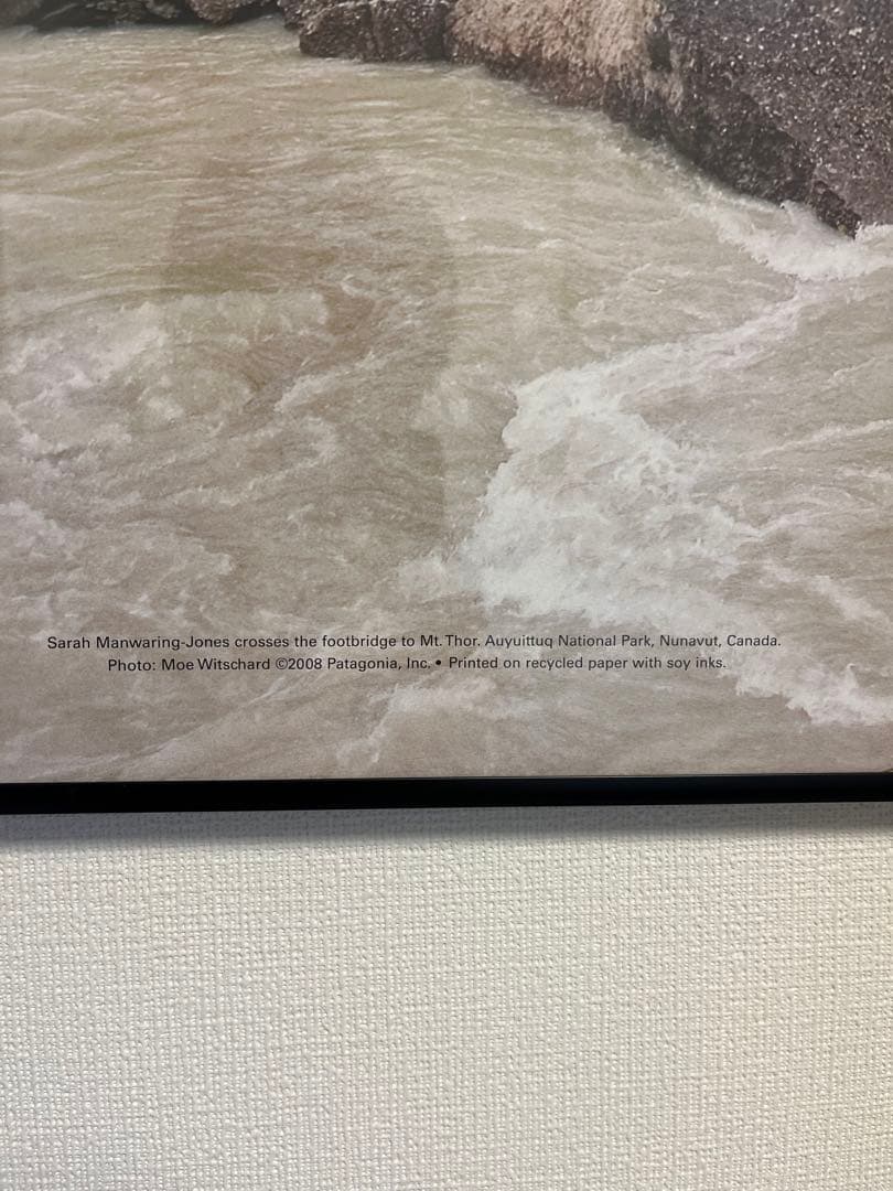 激レア パタゴニア大型ポスター① 2008年 W 610mmX H914mm