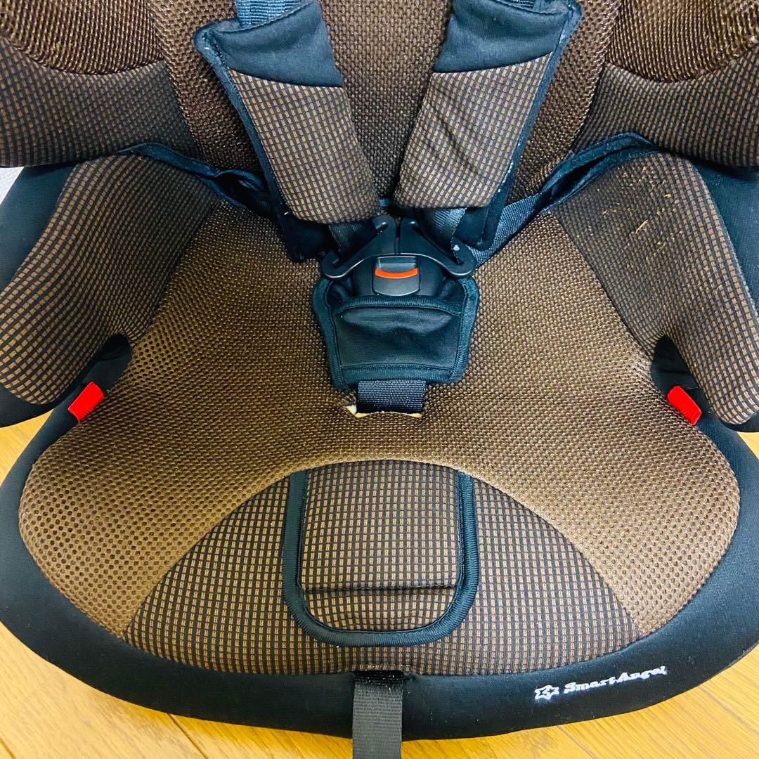 Smart Angel ハーネスジュニア FIX ISOFIX ブラウン - メルカリ