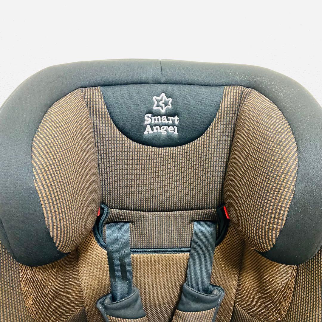 Smart Angel ハーネスジュニア FIX ISOFIX ブラウン - メルカリ