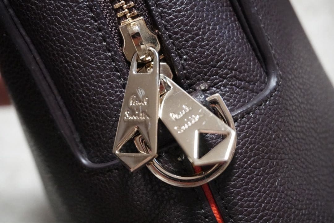 ダークブラウン レザー ビジネスバッグ