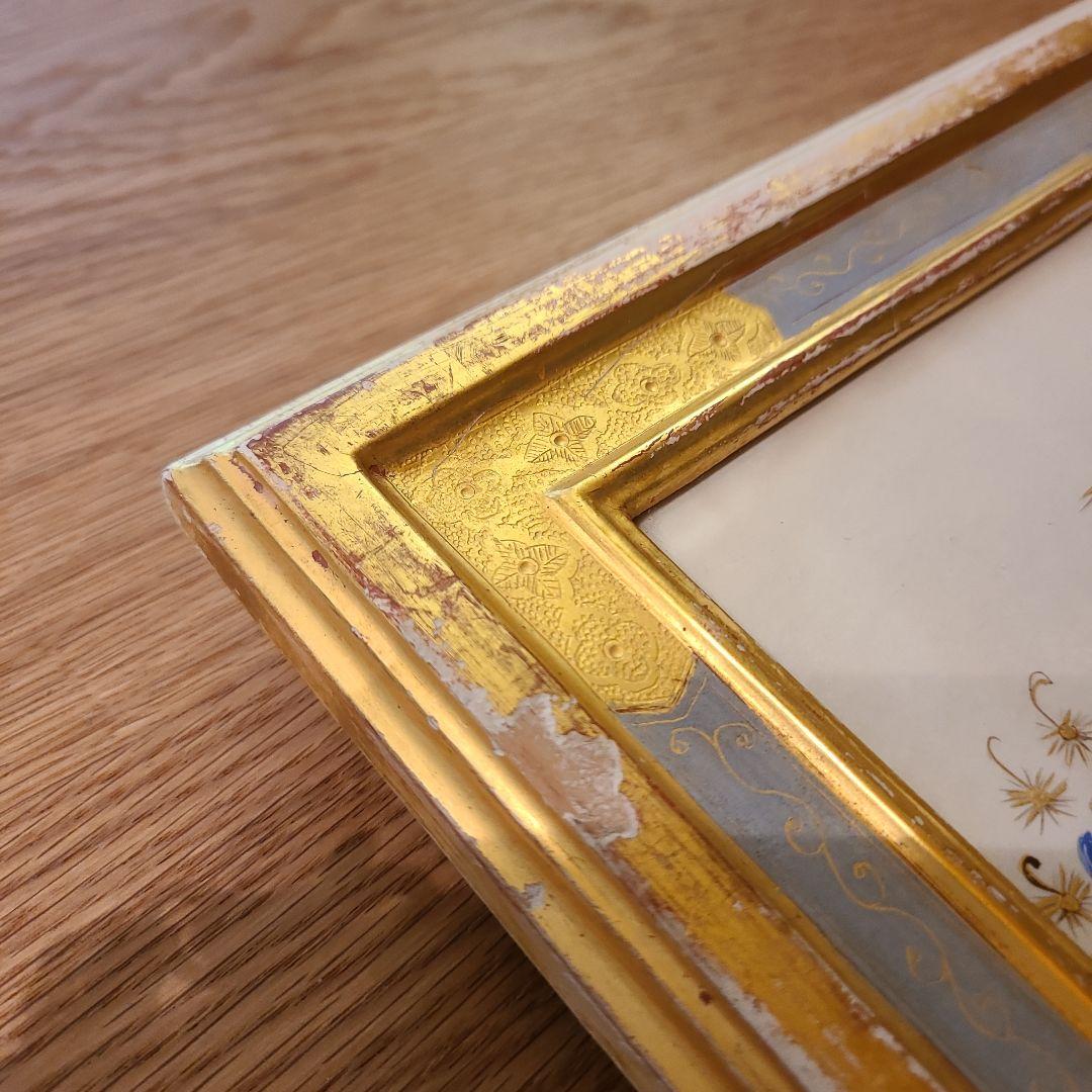 瀬本容子「真夏の夜の夢 祝典」ガラス絵 羊皮紙絵