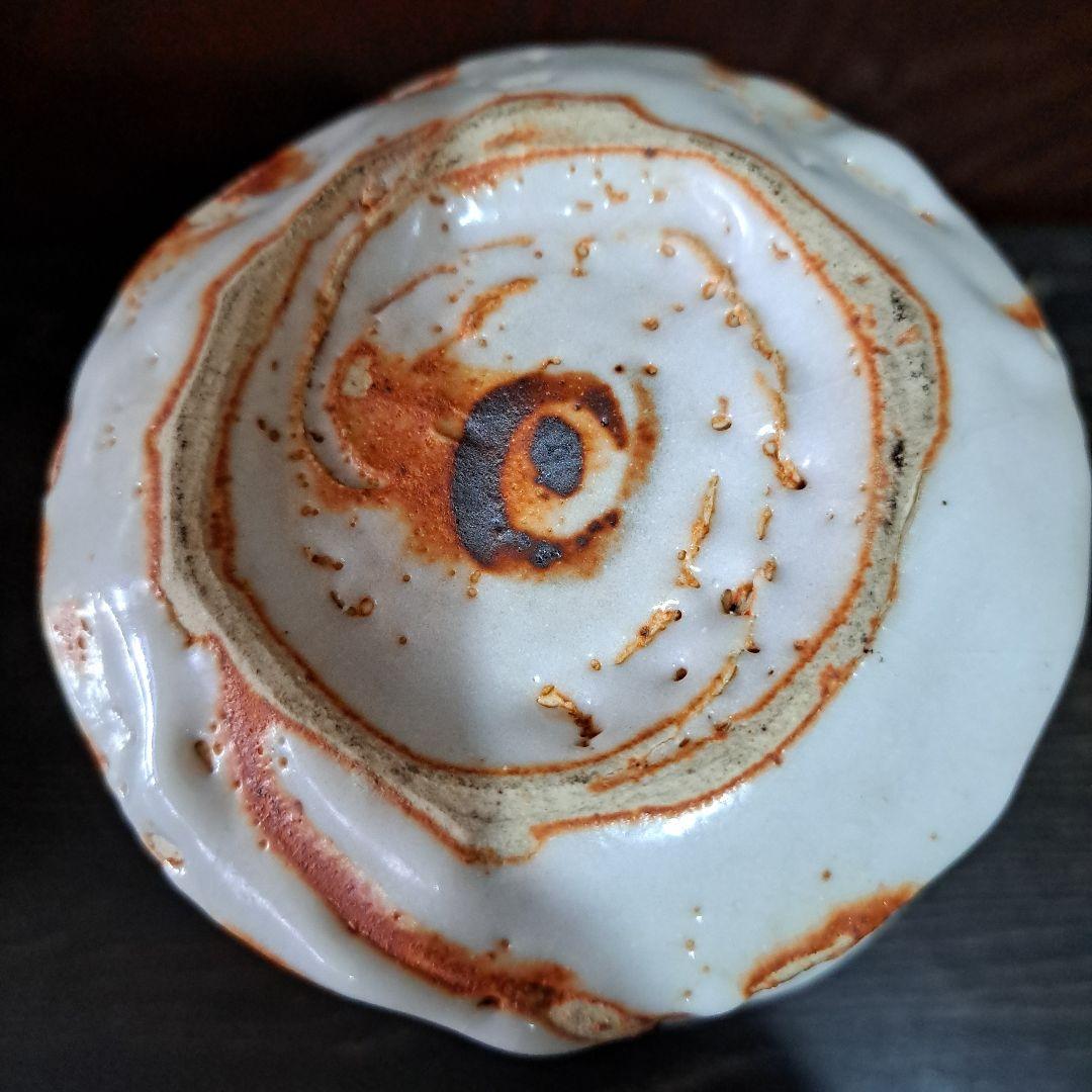 人間国宝 安藤日出武 鼠志野 花生 - メルカリ