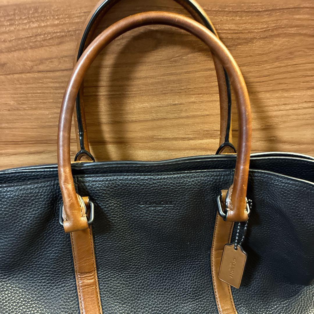 COACH メンズレザートートバッグ