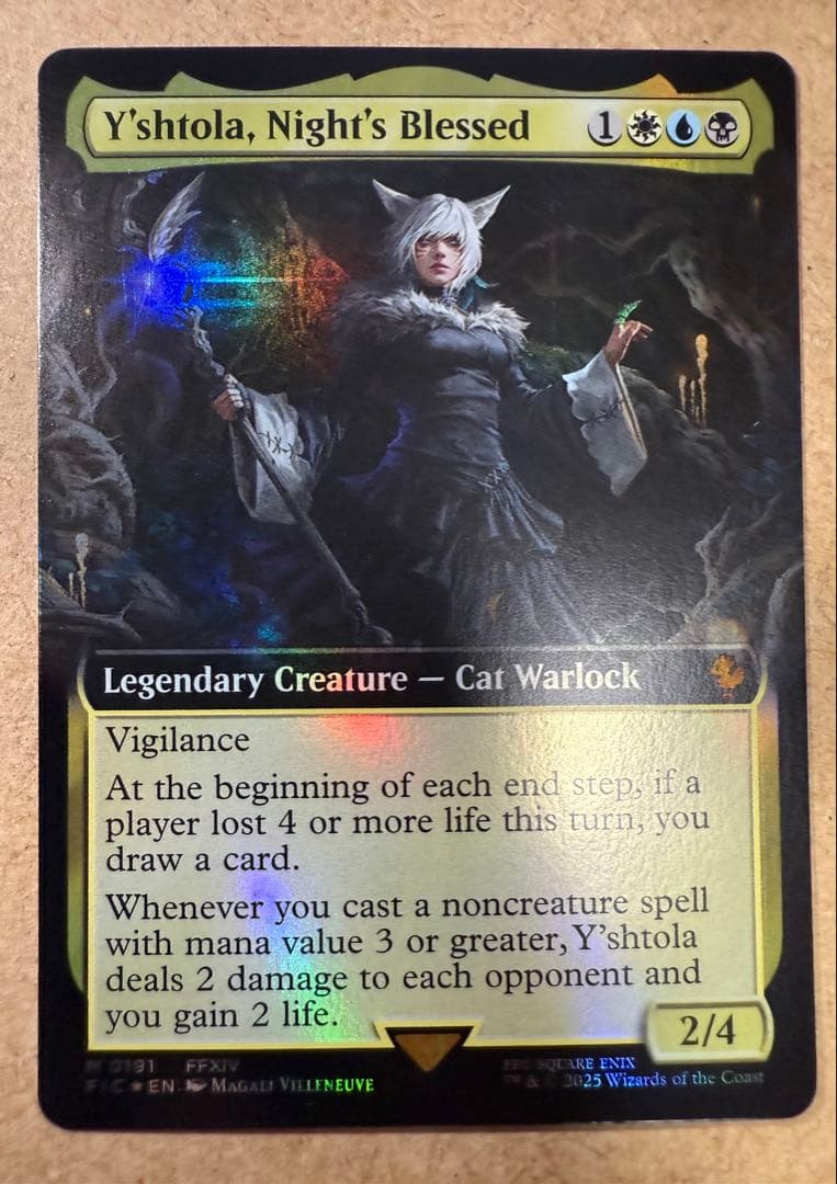 MTV Y'shtola 拡張アートFOIL「魔女、ヤ•シュトラ•ルル」英語版 FOIL