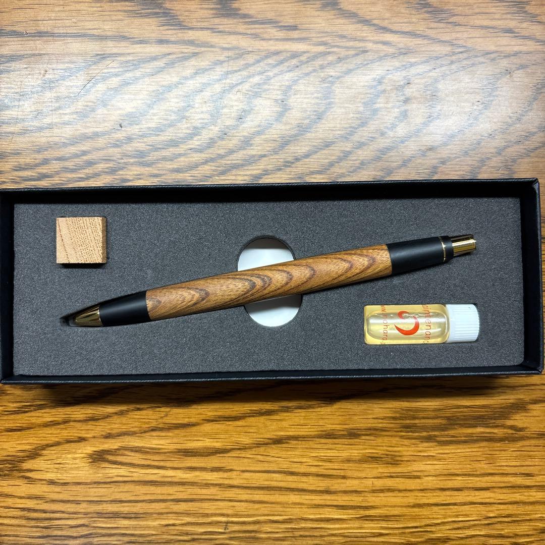 MASA 【野原工芸／固定式口金】欅 シャープペンシル